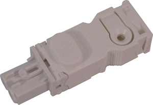 Steckerteil LX-ST-2 weiss mit Zugentlastung